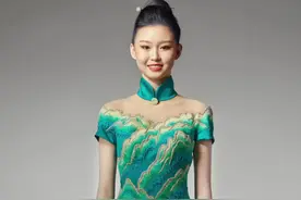 好看！#十四运会和残特奥会颁奖礼仪服装发布 取名：青山绿水视频封面