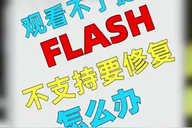 #机械师笔记本 #电脑教程 看视频上网课 观看不了 提示flash不支持要修复怎么办？