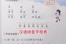 汉语拼音字母表，你学会了吗？视频封面