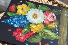 送妈妈生日的特殊花束#绘画小技巧视频封面