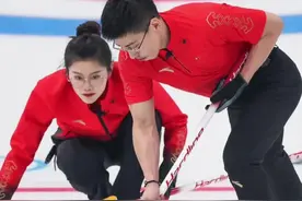 继续加油！#冰壶混双中国队负于美国 #冰雪2022视频封面