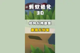 #蚂蚁进化3d 如何分辨谁是最强兵蚁呢？#蚂蚁世界模拟器 #抖音小游戏 视频封面