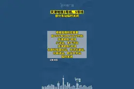 天津地铁3号线、5号线部分车站临时关闭#天津地铁部分车站临时关闭 #天津 #天津dou知道 视频封面