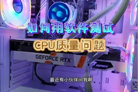 教你避坑！如何用软件测试CPU质量问题！保姆级教程。#电脑知识视频封面