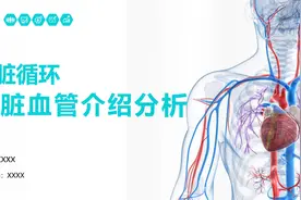 心脏循环心脏血管介绍分析PPT课件模板分享#心脏循环 #心脏血管视频封面