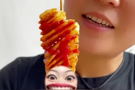 今天我变成了炸薯塔。#看我百变 #美食 #土豆的神仙吃法视频封面