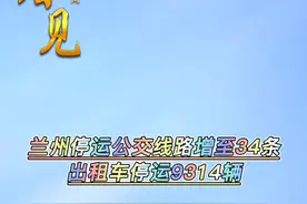 兰州停运公交线路增至34条，出租车停运9314辆#甘肃加油 #看见陇原 #兰州加油 #抗击疫情甘肃在行动视频封面