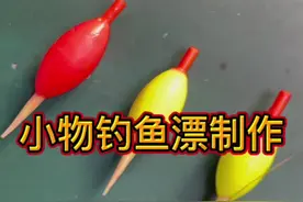 小物钓浮标制作#2022dou来钓鱼 #钓鱼技巧 #抖音钓鱼人 #钓鱼人 #手工芦苇浮漂视频封面