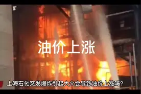 上海石化发生爆炸和油价上涨有什么关系？（二）#火灾现场 #油价视频封面