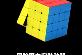 #4阶魔方安装 #四阶魔方安装 #魔方 4阶魔方安装教学，第2步安装十字隐藏块视频封面