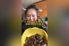 小龙虾很脏，在家烧如何清洗才能干净，今天我就手把手的教你#美食视频封面