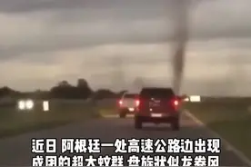 阿根廷现蚊子龙卷风！如一股黑烟视频封面