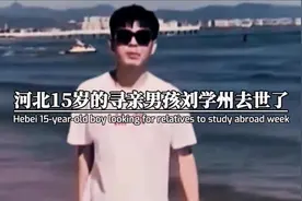 河北15岁寻亲男孩去世了，他的经历对我们来说是一个血淋淋的教训视频封面