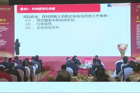 张晓丽教授讲解：企业上科创板的条件 1视频封面