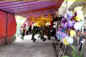 白沙村业余表演队，威风锣鼓队，传统龙队承接红白喜事。视频封面