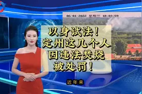 以身试法！定州这几个人因违法焚烧被处罚2000元！#定州#露天焚烧视频封面