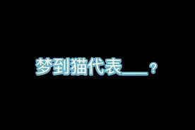 梦到猫代表？#科学释梦 #梦到猫 #心理学解梦 #梦到 @DOU+小助手视频封面