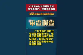 退休3年!广东省农村信用社联合社原党委书记、理事长周高雄被查!#违纪违法 视频封面