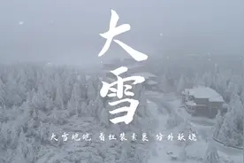 节气里的大美中国｜大雪皑皑，看红装素裹，分外妖娆 #大雪视频封面
