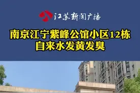 南京一小区自来水不明原因发黄 水务部门将更换管道视频封面