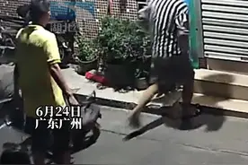 6月24日，广东广州。男子深夜醉酒耍酒疯，老婆果断上前霸气制止。#监控下的一幕 视频封面