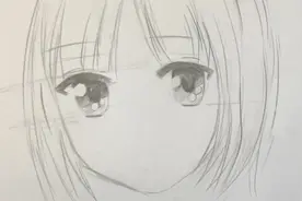 动漫女生眼睛的画法#动漫人物绘画 #漫画女孩 #手绘动漫人物视频封面