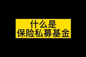 什么是保险私募基金?#保险资金视频封面