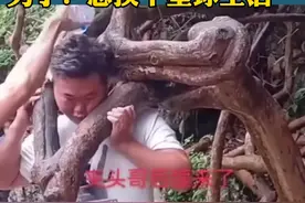 #后续来了！大家想知道卡头哥怎么出来吗？网友：趁树不注意出来了吗#大型社死现场 @抖音短视频 视频封面