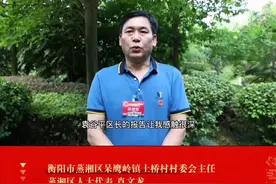 直击蒸湘两会|人大代表肖文龙：加快推进乡村振兴步伐  建设美丽土桥视频封面