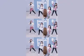 #虞书欣 这是第二次离#lisa 这么近了吧，当lisa亲自教欣欣的时候她是有多开心啊@DOU+小助手视频封面