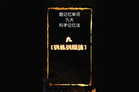 趣记忆单词-九大记忆法之【词根词缀法】视频封面