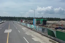 中国中铁一局承建的海南海花岛跨海桥梁工程开始建设！#航拍视频封面