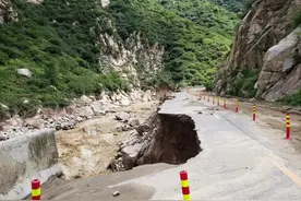 今天17时！西安蓝田101省道水毁路段便道全线抢通视频封面
