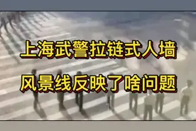 上海南京路武警拉链式人墙，风景线背后的问题#我给祖国比个心视频封面