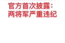 #元旦 #海南 #江苏 官方首次披露：两将军严重违纪视频封面