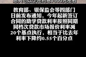 国家下调助学贷款利率 助学贷款最长22年还清