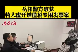 13.4亿！岳阳警方雷霆出击破获特大虚开增值税专用发票案#岳阳#警察@抖音短视频视频封面