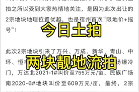 #宿州土拍 遗憾！总面积约113.55亩！宿州今日2宗“靓地视频封面