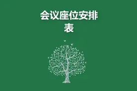 会议座位安排表#excel技巧视频封面