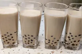 好喝又简单的珍珠奶茶做法，两分钟学会珍珠q糖奶茶。奶茶香浓郁视频封面