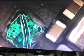 苹果6系列cpu到逻辑码片断线，重启刷机报错9，按住cpu可以开机视频封面
