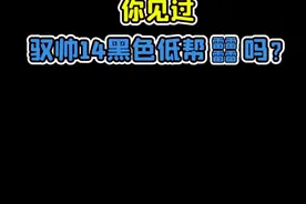 你见过驭帅14黑色低帮䨻吗?#球鞋修复 #球鞋洗护 #哎呦喂你鞋真好看视频封面