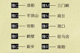 河南省各市车牌号首字母#驾考驾考 #汽车 #河南车牌 #考驾照 视频封面