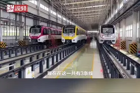 黄红橙！杭州地铁3号线8号线9号线列车集中亮相。#杭州地铁视频封面