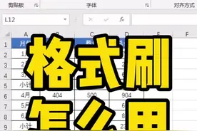 格式刷会用么？#excel教学 #办公技巧 #excel #excel技巧视频封面