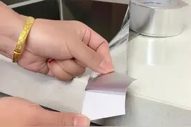 耐高温铝箔防水胶带，水槽边、灶台边、补锅都可以用，一贴轻松解决台边残留问题！视频封面