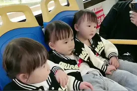 三小只日常的一天，大家喜欢吗❤️#三胞胎#人类幼崽成长记视频封面