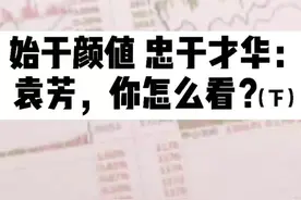 始于颜值，忠于才华：袁芳，你怎么看？（下）#投资 #财经 #理财 #股民 #理财 #股票 #干货 #交易 视频封面