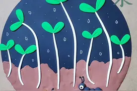春天万物复苏#雨水 春天的嫩芽#少儿美术 #创意美术 #创意手工 #儿童画 #雨水节气 #dou上热门 #绘画手工@抖音青少年 @抖音短视频 视频封面