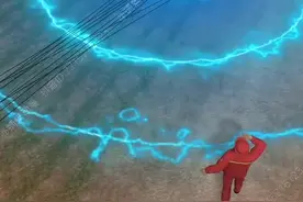 单腿跳，很重要！#高压⚡触电 #电力安全教育视频封面